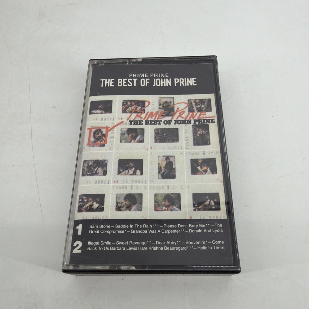 JOHN PRINE The Best Of Cassette Tape 1976 Singer Songwriter Prime Prine